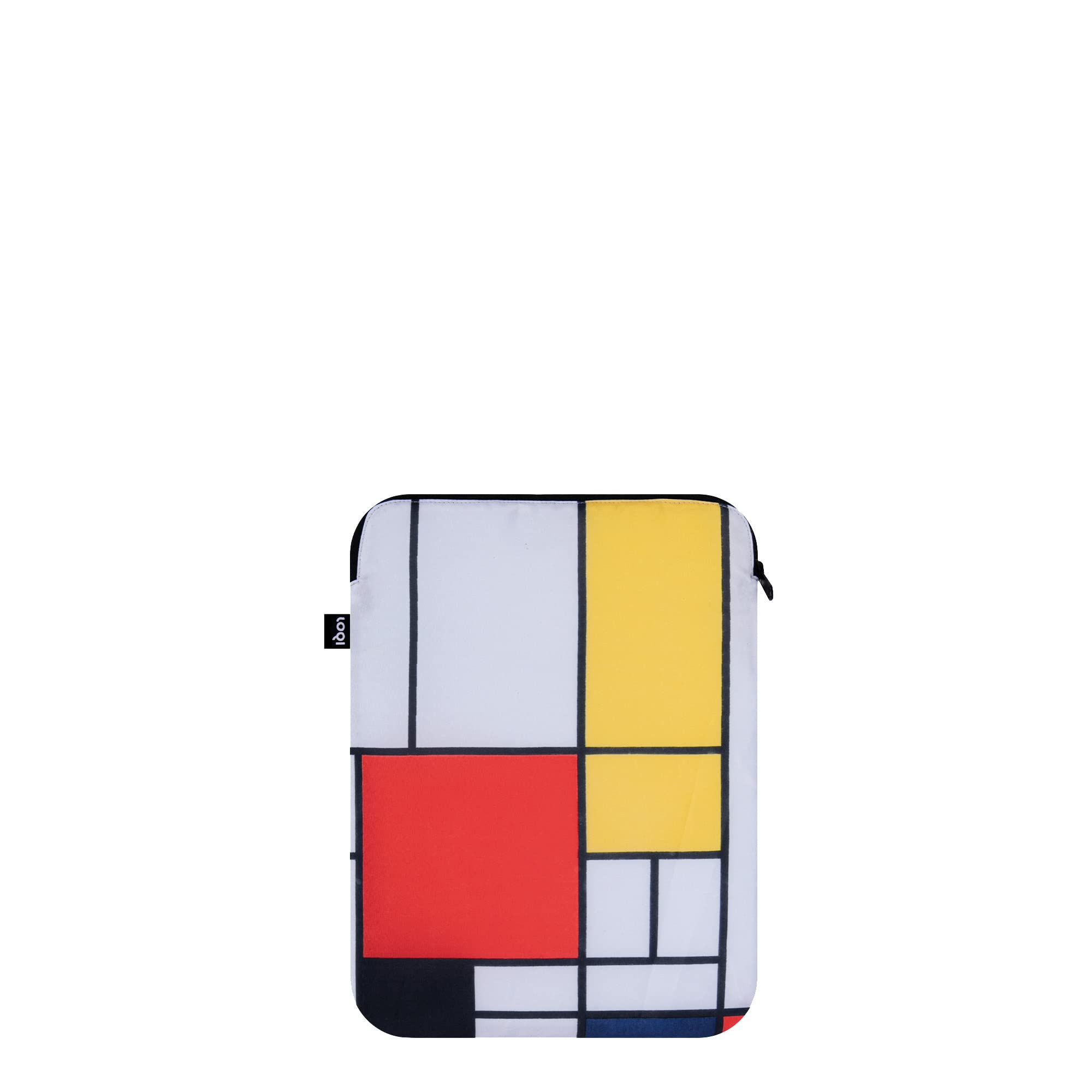 LOQI PIET MONDRIAN Composition with Red, Yellow, Blue and Black Laptop Sleeve