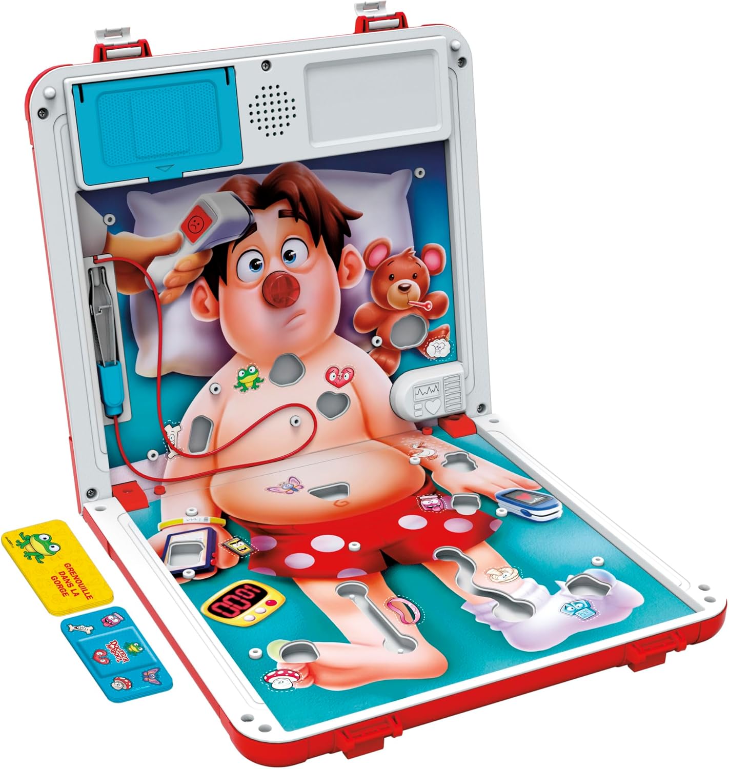 Dr. Maboul, Elektronisches Brettspiel mit All-in-One-Tragetasche, 2 Spielmöglichkeiten, 1+ Spieler, 10 Minuten