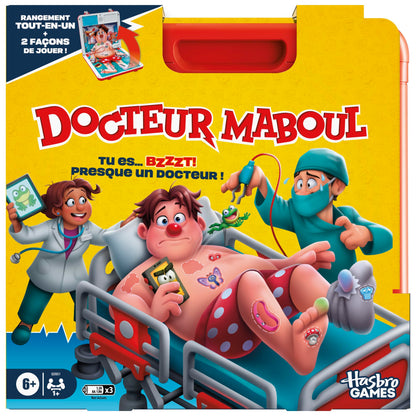 Dr. Maboul, Elektronisches Brettspiel mit All-in-One-Tragetasche, 2 Spielmöglichkeiten, 1+ Spieler, 10 Minuten