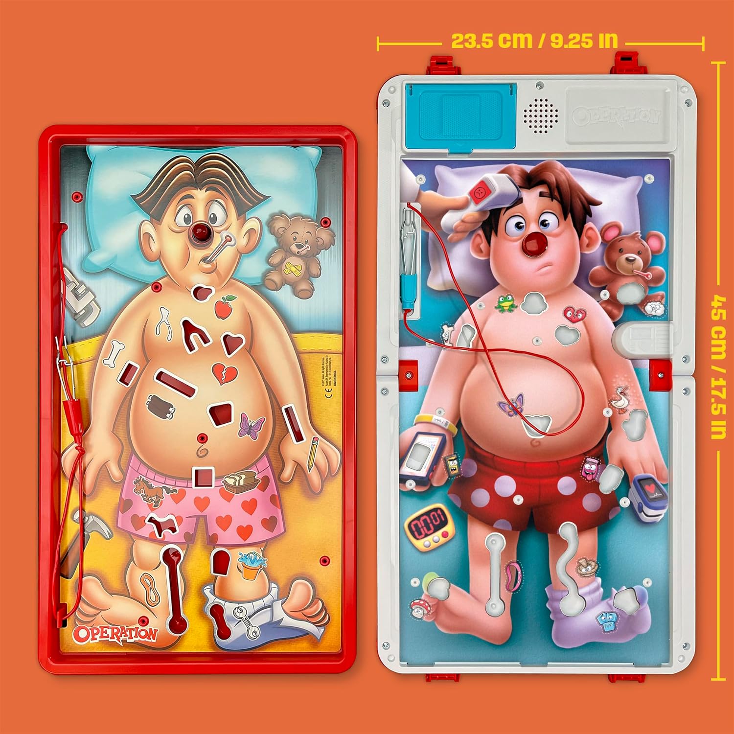 Doktor Bibber, elektronisches Brettspiel mit All-in-One-Tragekoffer - Niederländische Version