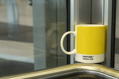 Copenhagen Design Pantone Porcelain Mugs 375 ml, Porcelain, Yellow 012, 8.4 x 8.4 x 12.1 cm , 101030012