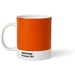 Copenhagen Design Pantone - Large Ceramic Coffee/Tea Mug with Handle - Colorful Porcelain Coffee Mug/Cup, 375ml Orange 021