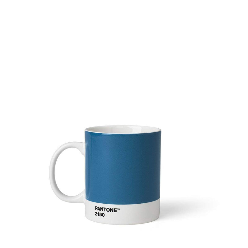 Copenhagen Design PANTONE Mug, coffee/tea cup, fine china (ceramic), 375 ml, blue, 2150 C, Porcelain, 1 Count (Pack of 1