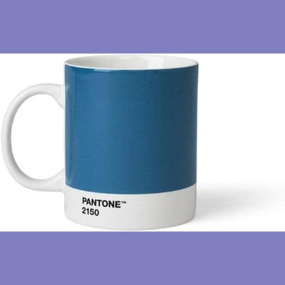 Copenhagen Design PANTONE Mug, coffee/tea cup, fine china (ceramic), 375 ml, blue, 2150 C, Porcelain, 1 Count (Pack of 1
