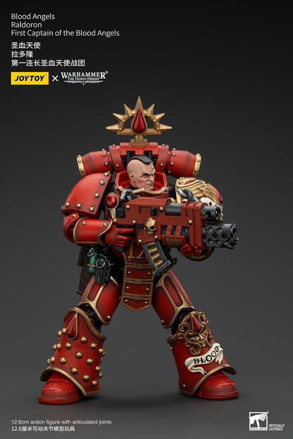 JoyToy Warhammer 40K: Blood Angels Dawnbreaker Raldoron, The First Captain 1:18 Scale Action Figure