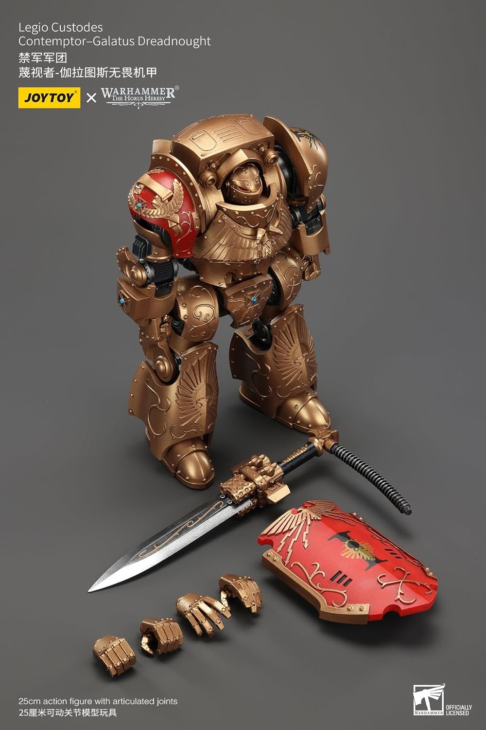JoyToy Warhammer 40K Legio Custodes Contemptor Galatus Dreadnought 1:18 Scale Action Figure