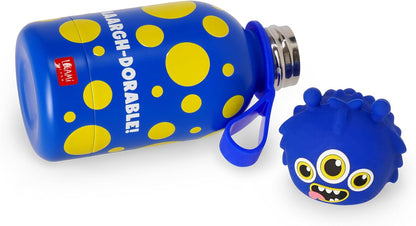 Legami - Hot & Cold BFF Thermal Water Bottle for Children, Monster Theme, in 18/8 Stainless Steel, Double Layer with Airtight, Keeps Hot for 12h and Cold 24h, Capacity 310 ml
