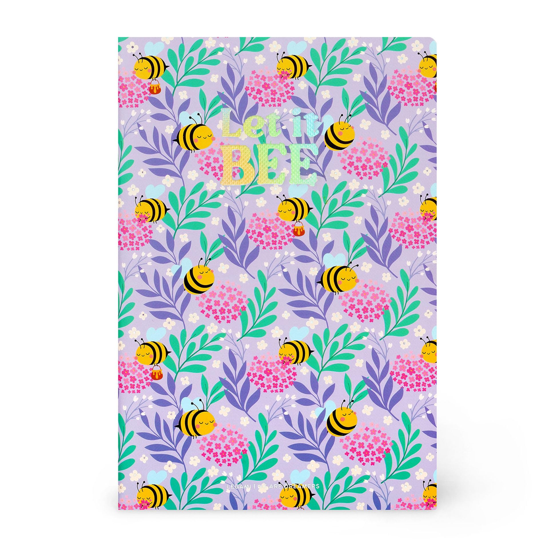 Legami - 7mm B5 Theme B5 Ruled Notebook - FSC Certified Paper, 100 Pages, Singer Dot Bound, 18.5 x 24.8 cm