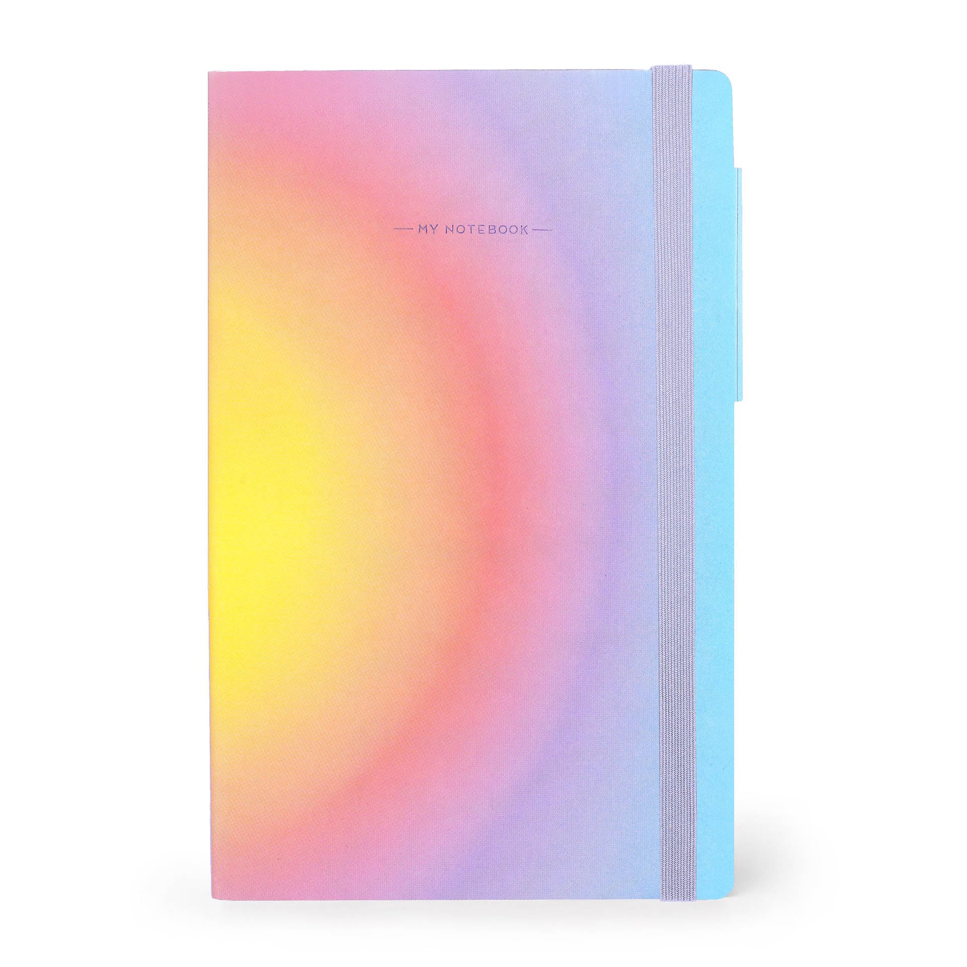 Legami - White Paper Notebook My Notebook, Aura, Special Edition, Large, FSC Certified Paper, 192 Pages, Soft Cover, Elastic Closure, 17 x 24 cm