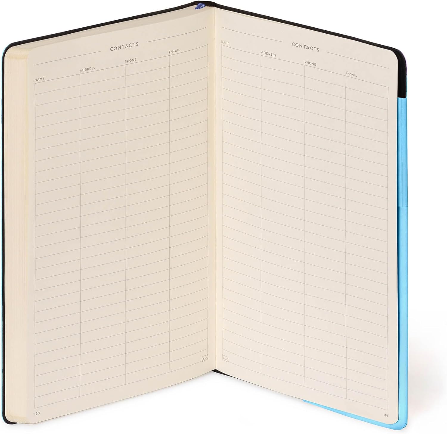Legami - White Paper Notebook My Notebook, Aura, Special Edition, Large, FSC Certified Paper, 192 Pages, Soft Cover, Elastic Closure, 17 x 24 cm