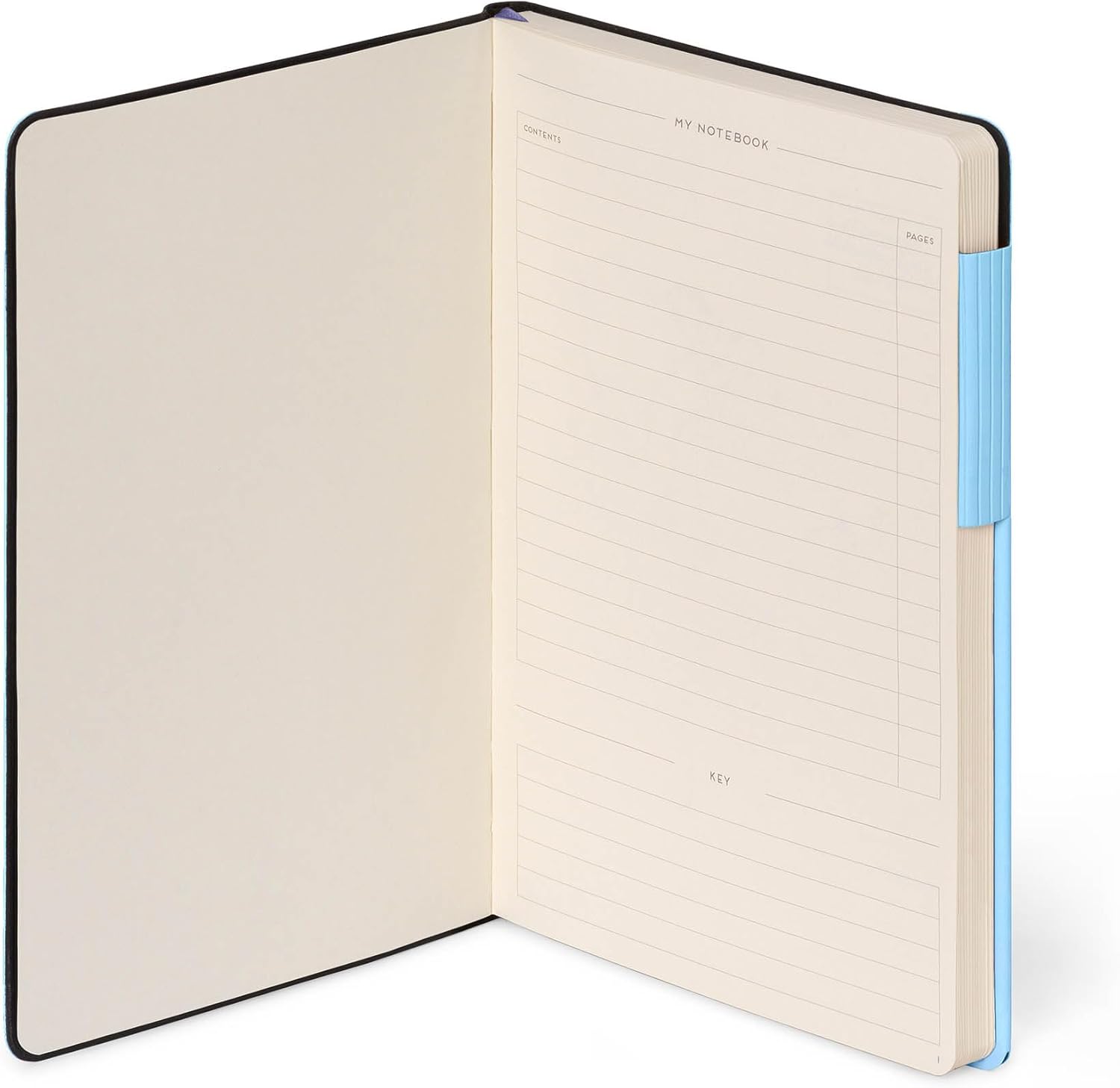 Legami - White Paper Notebook My Notebook, Aura, Special Edition, Large, FSC Certified Paper, 192 Pages, Soft Cover, Elastic Closure, 17 x 24 cm