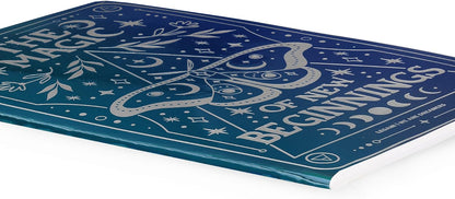Legami - 7mm Lined Notebook, Moth Motif, Special Edition, A5 Size, Medium, FSC Certified Paper, 80 Pages, Singer Stitch Binding, 14.2 x 21 cm