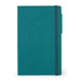 Legami - Lined Notebook, Medium, 192 Pages, Soft PU Cover, FSC® Certified Paper, 90 g/m² Ivory Paper, Monthly Planner, Address Book, Bookmark, 13 x 21 cm, Malachite Green