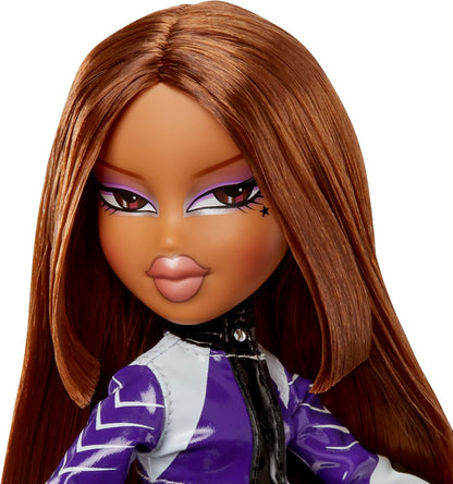 Bratz Scorchin' Yasmin - Incluye 1 Muñeca de Moda, Viene con Conjunto y Accesorios, Muñecas Inspiradas en Las Motos, Lindos Juguetes para Niñas