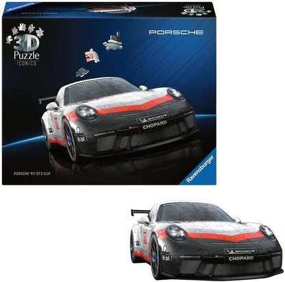 Ravensburger Iconics Porsche GT3 Cup, 108 piece 3D Jigsaw Puzzle for Adults and Kids Age 8+ Years Up New Version