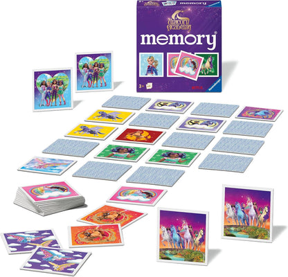 Ravensburger Unicorn Academy Mini Memory Game for Kids Age 3 Years Up - 2 to 6 Players