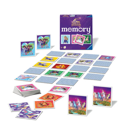 Ravensburger Unicorn Academy Mini Memory Game for Kids Age 3 Years Up - 2 to 6 Players