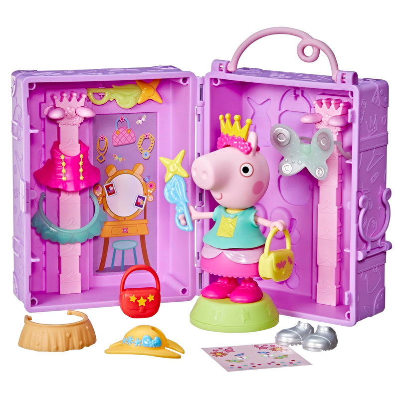 Peppa Pig Peppa's Dress-Up Wardrobe Playset, Pink