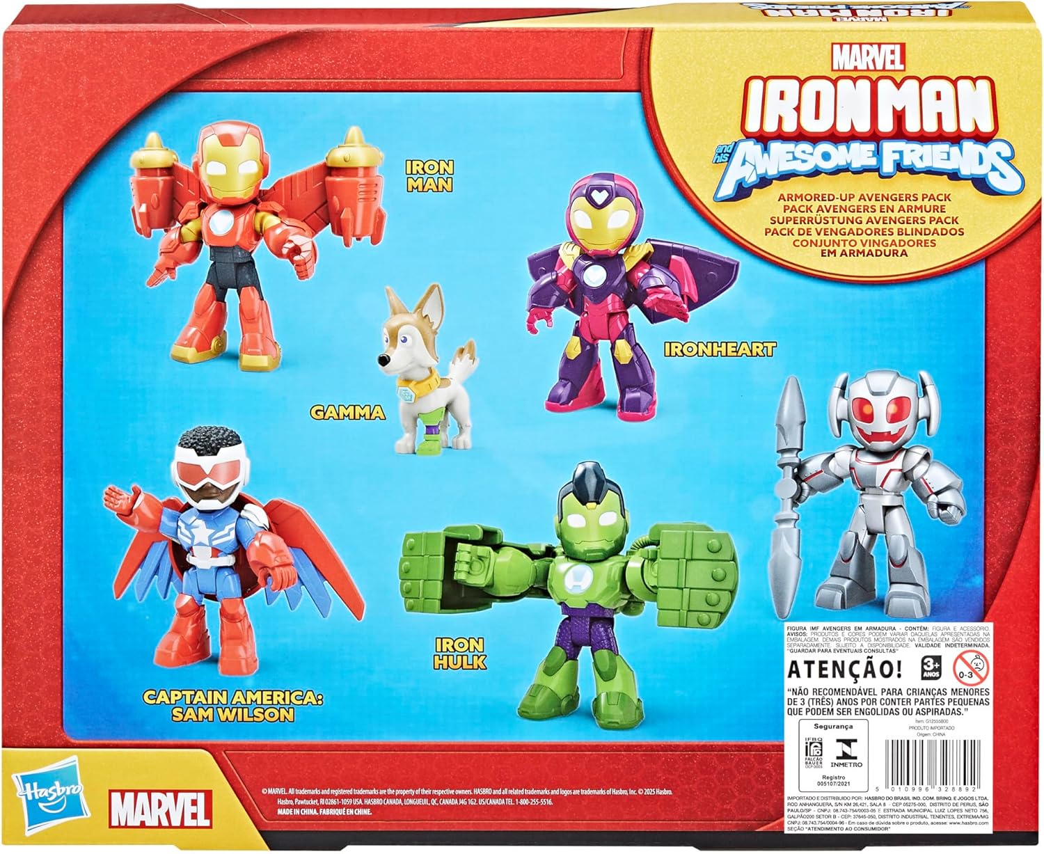 Marvel Iron Man and His Awesome Friends Pack Avengers en Armure, Pack de Figurines