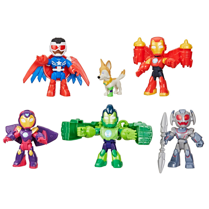 Marvel Iron Man and His Awesome Friends Pack Avengers en Armure, Pack de Figurines