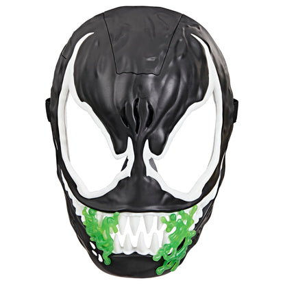 Marvel Spider-Man Venom Glow-In-The-Dark Mask With 10+ Sounds & Phrases, Interactive Roleplay Costume Accessory For Kids Ages 5+, Superhero Cosplay Toy, Perfect Halloween Costume For Children