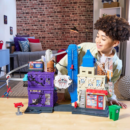 Marvel Spider-Man VenomVersus Web Slinging City Playset, Purple