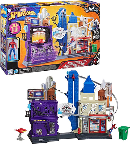 Marvel Spider-Man VenomVersus Web Slinging City Playset, Purple
