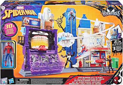 Marvel Spider-Man VenomVersus Web Slinging City Playset, Purple