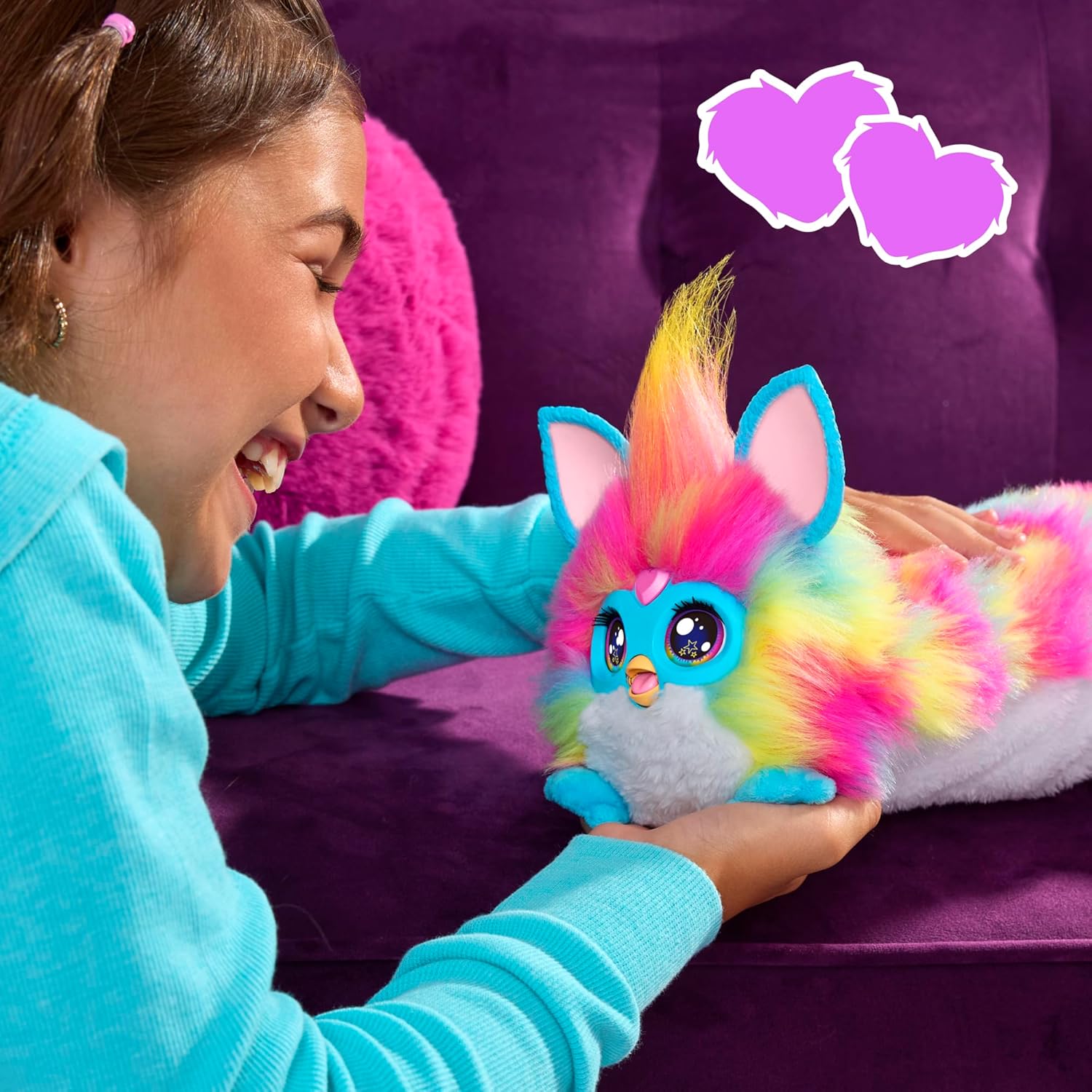 Furby Dj Furby Interactive Rainbow Electronic Plush Toy