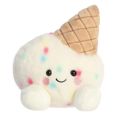 Aurora, 34075, Palm Pals Sprinkle Ice Cream 5In, Soft Toy, White & Brown