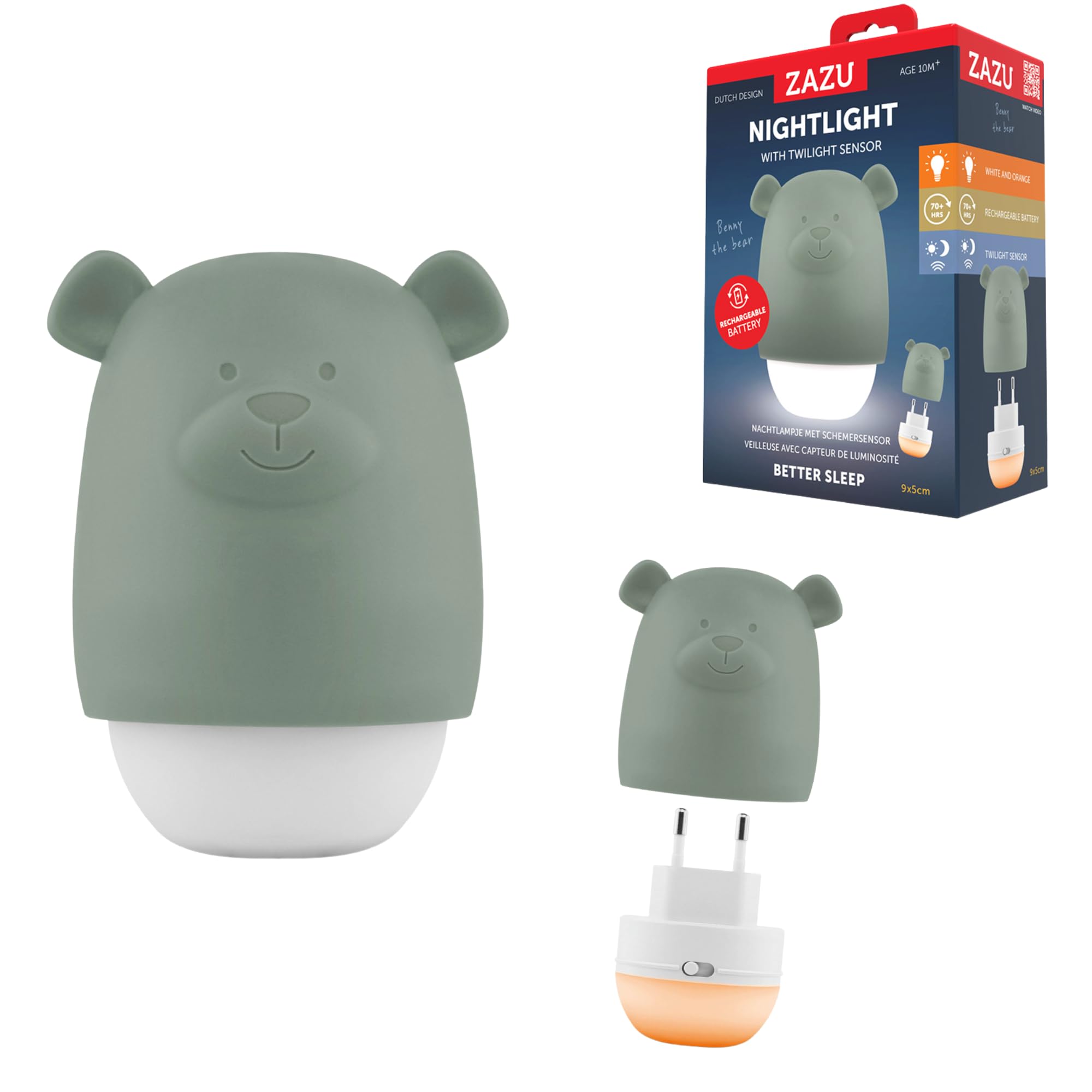 Zazu - BENNY Sensor Nightlight SAGE