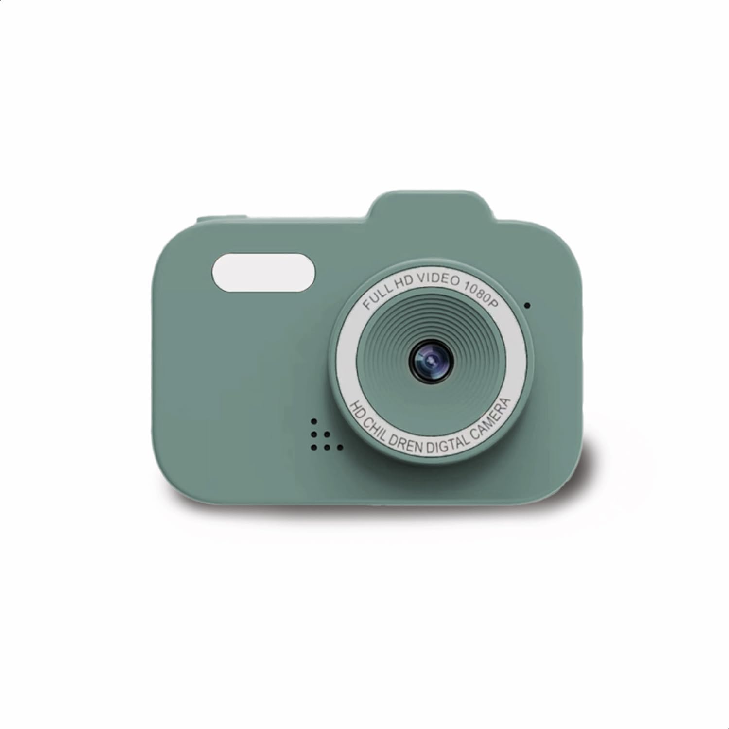 ZAZU Fun HD digitale camera voor kinderen, 1080p video, 2,0-inch display, oplaadbaar, draagbare kindercamera met grappige functies voor foto's en video's (groen