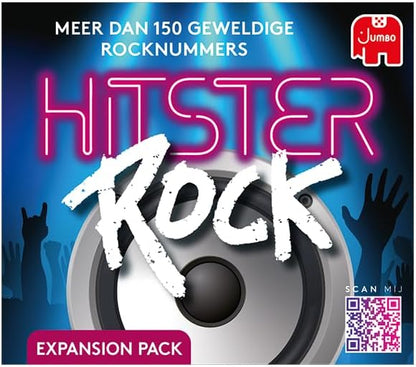 Hitster Rock Expansion, Expansion Set, Music Game, Action Game, Adult Board Game, Game with Music, Card Game from 16 Years, 2-10 Players, Party Game, Dutch
