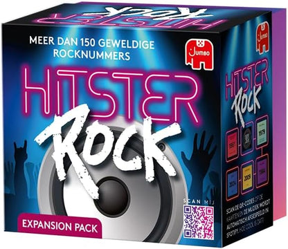 Hitster Rock Expansion, Expansion Set, Music Game, Action Game, Adult Board Game, Game with Music, Card Game from 16 Years, 2-10 Players, Party Game, Dutch