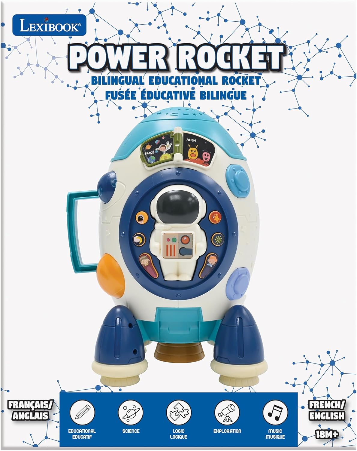 Lexibook - Jupiter, My Bilingual Interactive Rocket (En) (Rocketi1)
