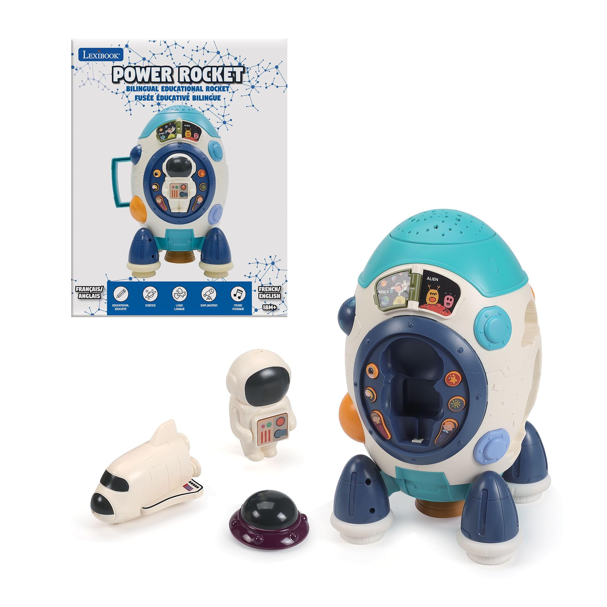 Lexibook - Jupiter, My Bilingual Interactive Rocket (En) (Rocketi1)