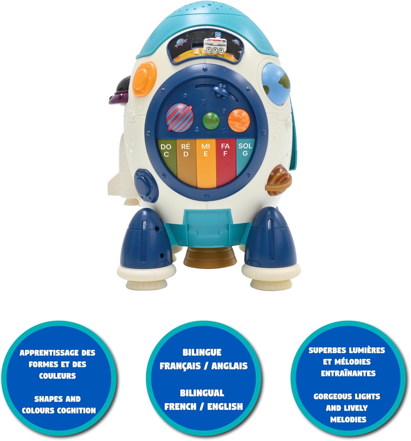 Lexibook - Jupiter, My Bilingual Interactive Rocket (En) (Rocketi1)