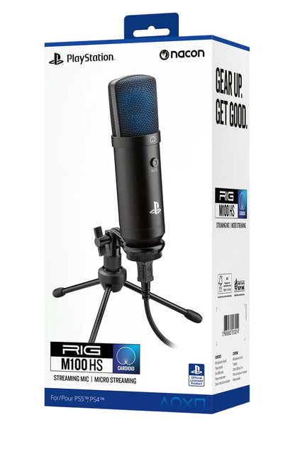 Nacon - Rig Streaming Microphone M100 Hs - Black