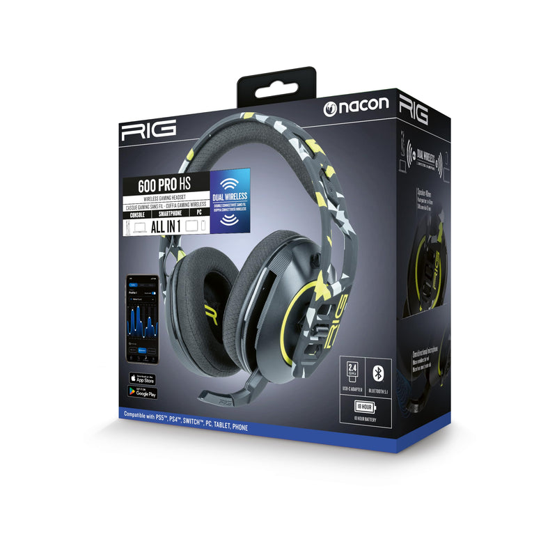 Nacon - Rig Wireless Headset 600 Pro Hs - Acid Camo