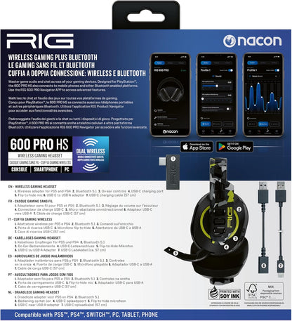 Nacon - Rig Wireless Headset 600 Pro Hs - Acid Camo