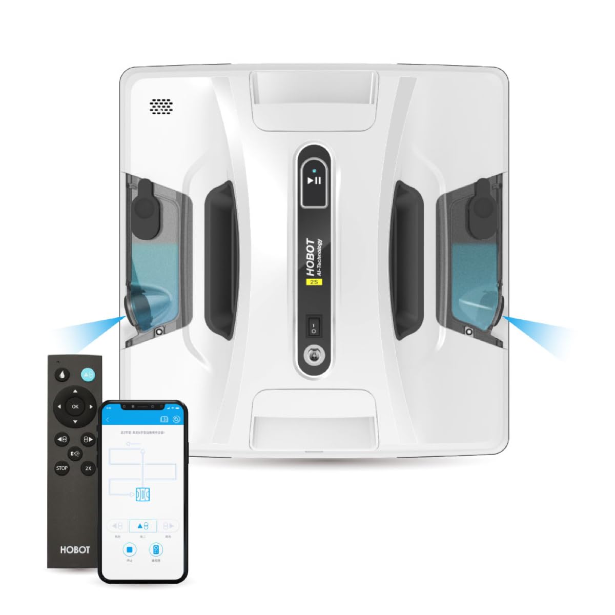 Hobot - 2S Window Cleaning Robot - Compact And Lightweight