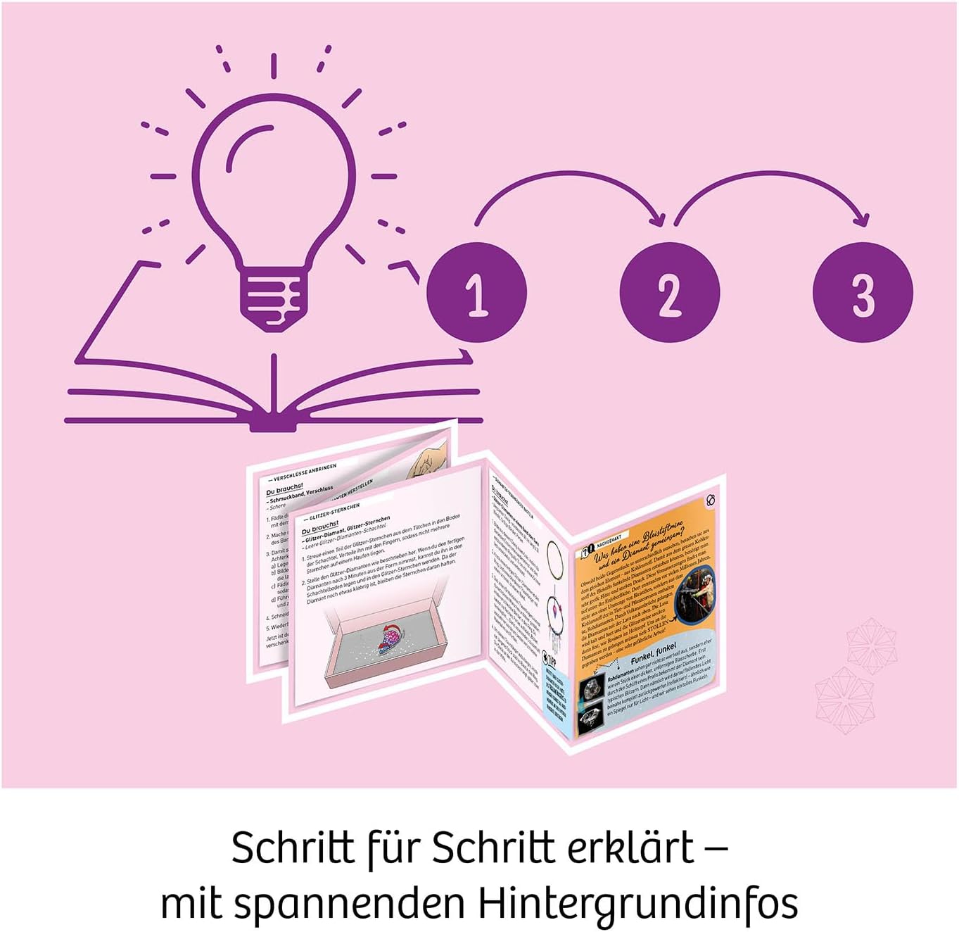 MBE Glitter Diamonds INT: Experimentierkasten
