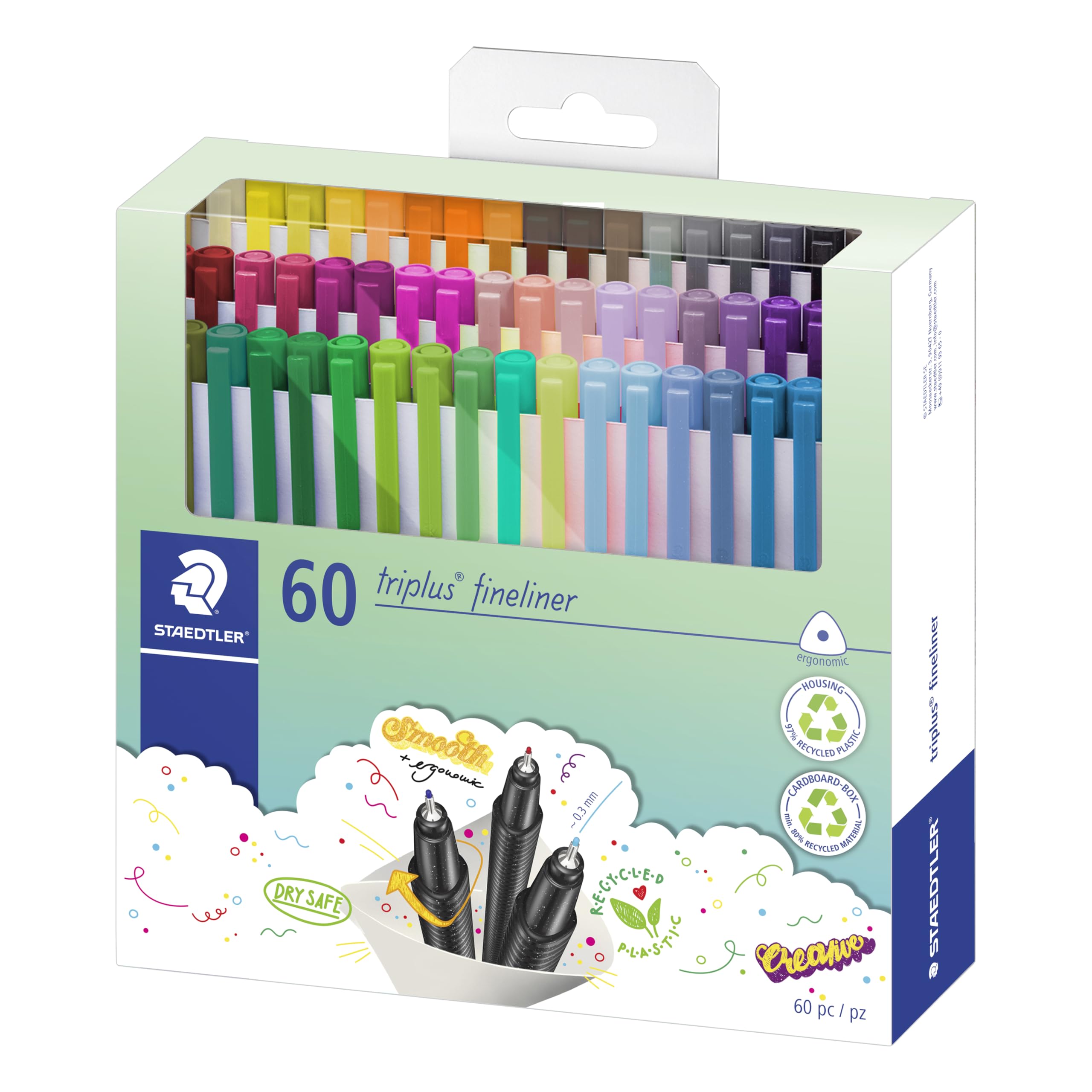 Staedtler - Triplus Finliner - 60 Pc (334 C60)