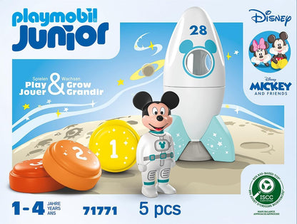 Playmobil - Junior & Disney: Mickey Mouse`S Rocket Space Adventure (71771)