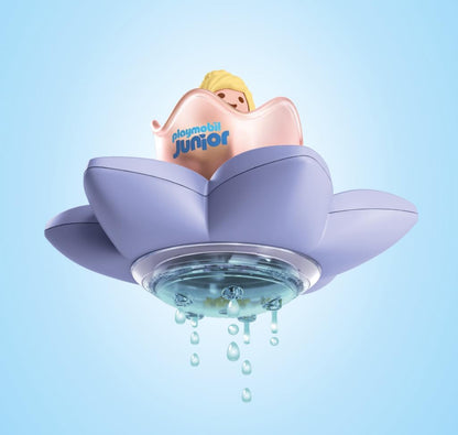 PLAYMOBIL Junior Aqua & Disney Tinkerbells magische feeënzwembloem, duurzaam waterspeelgoed vanaf 1 jaar, cadeau voor peuters, bevordert creativiteit en rollenspel, 71772