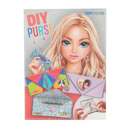 Depesche 12463 TOPModel - DIY Purse Set voor het knutselen en ontwerpen van portemonnee-enveloppen, incl. briefpapier, enveloppen, stickers, stempels en nog veel meer.