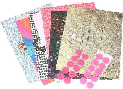 Depesche 12463 TOPModel - DIY Purse Set voor het knutselen en ontwerpen van portemonnee-enveloppen, incl. briefpapier, enveloppen, stickers, stempels en nog veel meer.