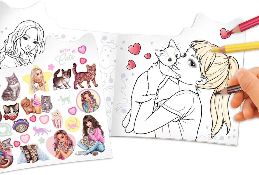 (Bundle ) Topmodel Kitty Colouring Book ( 0412713 )