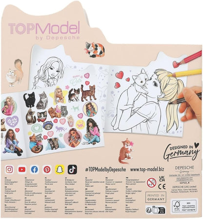 (Bundle ) Topmodel Kitty Colouring Book ( 0412713 )