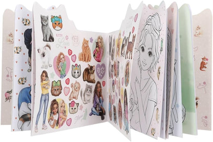 (Bundle ) Topmodel Kitty Colouring Book ( 0412713 )